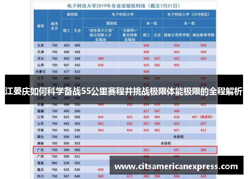 江晏庆如何科学备战55公里赛程并挑战极限体能极限的全程解析